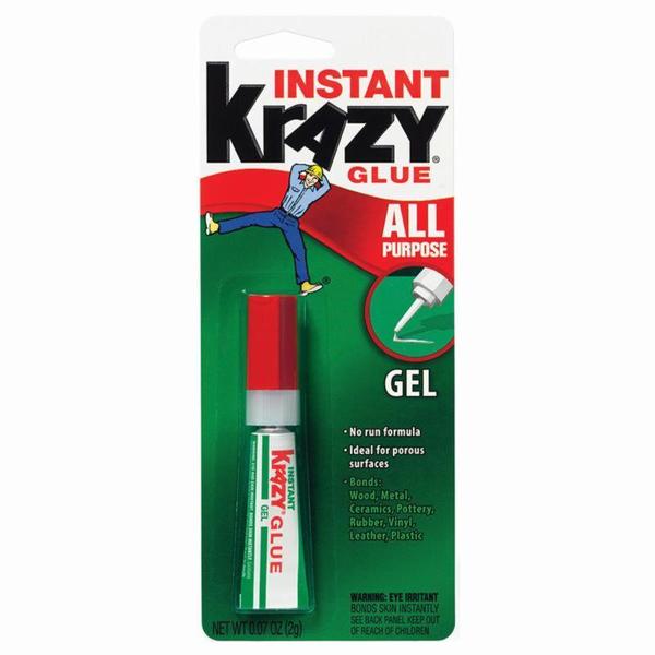 Elmers 2 gm Krazy Glue All Purpose Instant Glue Gel KG866